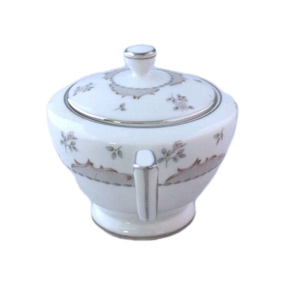 Vintage Mikada Sugar Bowl Fine China Dorchester Pattern - Picture 4 of 9